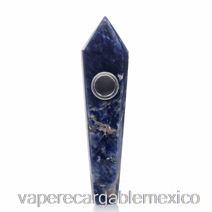 Vape Recargable Proyecto Astral Pipas De Piedras Preciosas Sodalita Azul